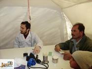 انجام بیش از ۱۴۰۰ ویزیت و ۱۱ عمل جراحی در نخستین روز راه اندازی بیمارستان صحرایی در بخش لادیز