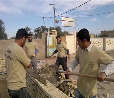 جهادگران بسیجی در ایام نوروز به مناطق محروم شهرستان ایرانشهر خدمات رسانی می کنند