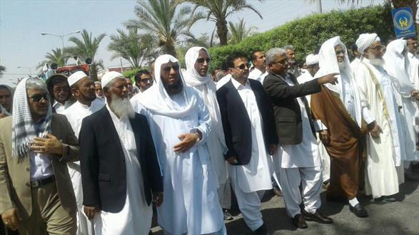 گزارش تصویری/ حضور مردم شهرستان ایرانشهر در راهپیمایی روز قدس