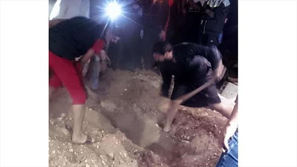 نبش قبر زن اردنی که صدایش در قبرستان می پیچید