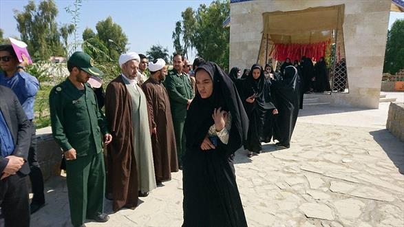 اعزام 100  دانشجوی دختر شهرستان ایرانشهر به اردوی راهیان نور+تصاویر