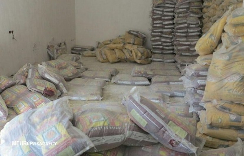 کشف ۱۰ تن برنج احتکار شده در ایرانشهر