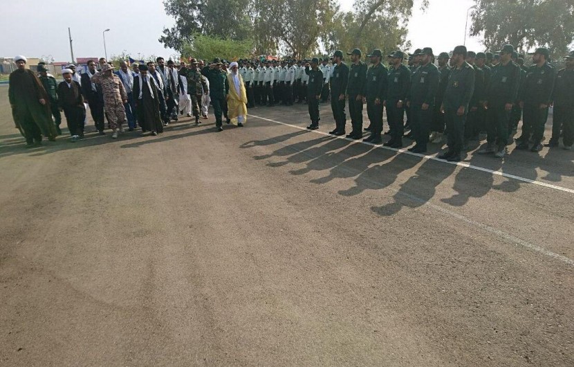 صبحگاه مشترک نیروهای مسلح در ایرانشهر برگزار شد