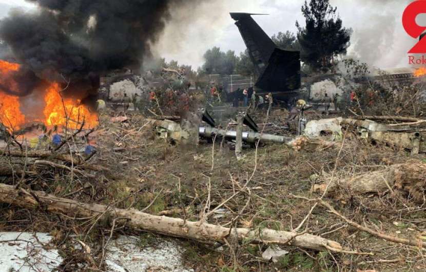 سقوط هواپیمای بوئینگ 707 در صفادشت کرج + عکس