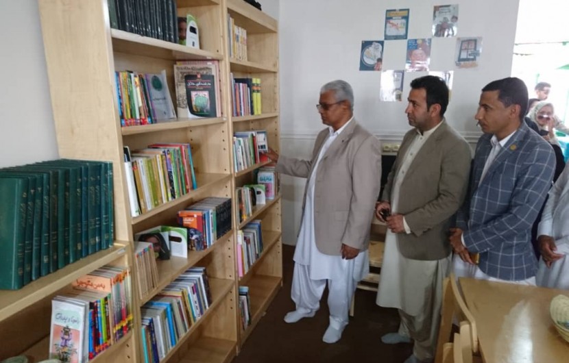 افتتاح کتابخانه در روستای ابتر ایرانشهر