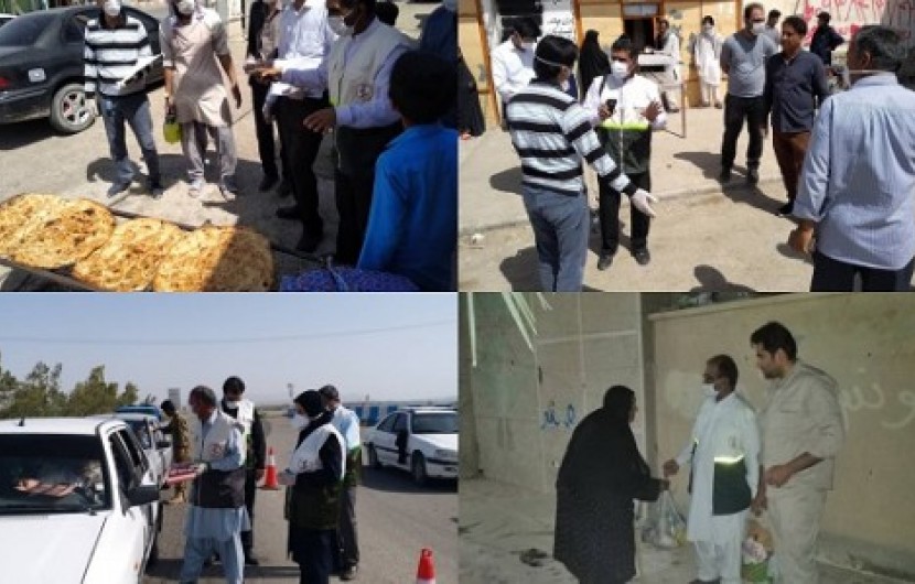 530 قوطی محلول ضدعفونی در سیستان وبلوچستان توزیع شد/از نصب پمفلت آموزشی تا اهدای شیرخشک