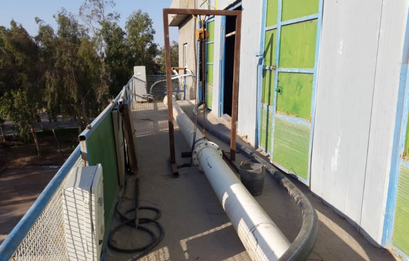 طراحی و ساخت کلکتور تصفیه خانه آب زهک