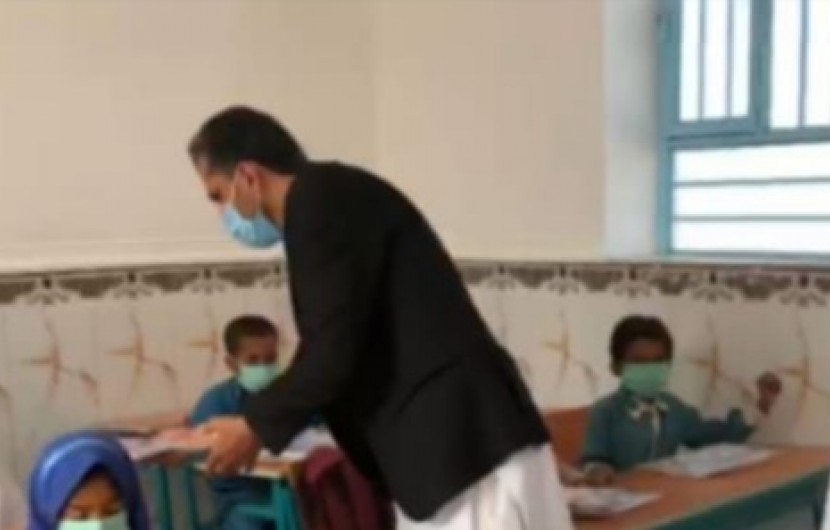 مدرسه دو کلاسه در روستای میرآباد افتتاح شد