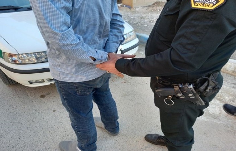 دستبند پلیس ایرانشهر بر دستان شرور و سارق مسلح