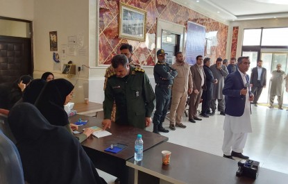 رای‌گیری انتخابات ۱۴۰۲ در شهرستان ایرانشهر آغاز شد